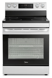  Cuisinière électrique Midea de 30 po et à capacité de 6,3 pi3 - MER30B14ASTC  