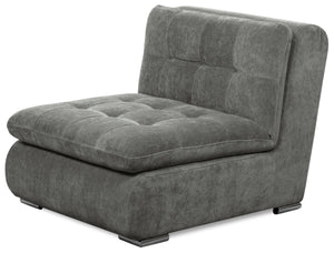 Fauteuil modulaire Plaza sans accoudoirs - gris