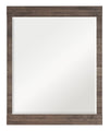 ["Miroir de commode de chambre à coucher Riley, fabriqué au Canada - gris"]
