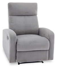  Fauteuil inclinable Cooper de 31,9 po en tissu - gris