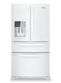  Réfrigérateur Whirlpool de 36 po et de 24,5 pi³ à portes françaises - blanc - WRMF3636RW 