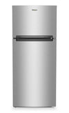 Réfrigérateur Whirlpool de 16,3 pi³ et de 28 po à congélateur supérieur - acier inoxydable - WRTX5328PM