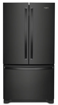  Réfrigérateur Whirlpool de 20 pi3 et de 36 po de profondeur comptoir à portes françaises - noir - WRFC2036RB 