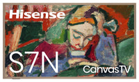  Téléviseur intelligent QLED Canvas de Hisense 4K de 65 po à 144 Hz avec HDR10+, Dolby VisionMC et Google TVMC (65S7N)