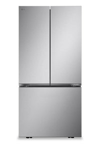  Réfrigérateur intelligent LG de 33 po et de 25 pi³ à portes françaises avec machine à glaçons - acier inoxydable - LF25S6200S 