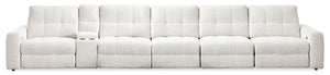 Sofa sectionnel modulaire Elevate de Scott Living 6 pièces en tissu en chenille avec inclinaison électrique - beige