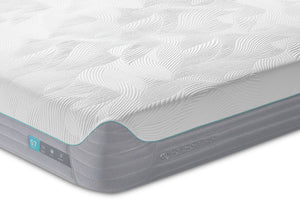 Matelas moelleux à surface lisse S7 de Bedgear à tête divisée pour très grand lit