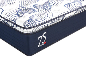 Matelas luxueux moelleux à plateau-coussin 75e anniversaire de Springwall pour lit double