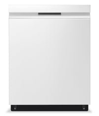  Lave-vaisselle encastré LG à 48 dBA de 24 po avec commandes sur le dessus et QuadWashMC - blanc - LD…