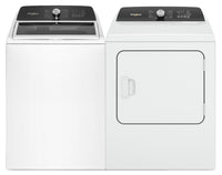  Laveuse à chargement par le haut de 5,2 pi3 avec robinet intégré et sécheuse électrique de 7 pi3 de Whirlpool 