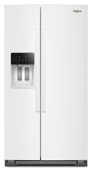 Réfrigérateur Whirlpool de 28,7 pi³ et de 36 po à compartiments juxtaposés - blanc - WRSF5536RW