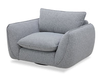  Fauteuil pivotant Monaco - gris