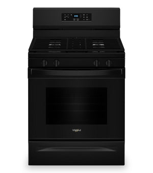 Cuisinière à gaz Whirlpool de 5,3 pi³ et de 30 po avec brûleur SpeedHeatMC - WFGS3530RB