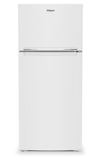  Réfrigérateur Whirlpool de 16,3 pi³ et de 28 po à congélateur supérieur - blanc - WRTX5328PW 