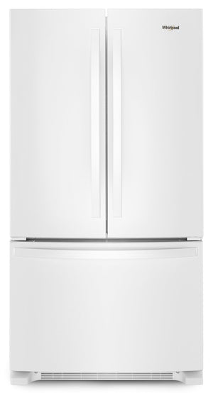 Réfrigérateur Whirlpool de 36 po et de 25 pi³ à portes françaises avec distributeur d’eau interne - WRFF3236RW