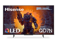  Téléviseur intelligent QLED HISENSE UHD 4K de 85 po à 144 Hz avec HDR10+, Dolby VisionMC et Google TVMC (85QD7N)