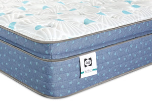 Matelas Euro-plateau épais Paradiso Resort Luxury Posturepedic Crown Jewel de Sealy pour lit double