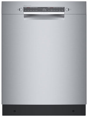 Lave-vaisselle intelligent Bosch de série 300 avec commandes à l'avant et PureDryMD - SGE53C55UC