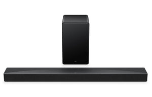Barre de son pour cinéma maison à 5.1 canaux TCL avec caisson d'extrêmes graves sans fil et Dolby AtmosMD (Q65H)