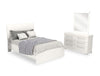 Ensemble de chambre à coucher Riley 5 pièces avec lit double - blanc