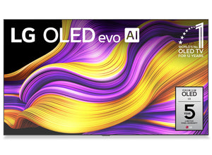 Téléviseur intelligent DELO evo LG G5 IA 4K de 97 po avec support mural