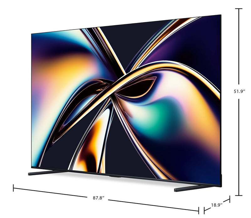 Téléviseur QLED Hisense U88QG de 100 po avec Mini DEL, IA et Google TVMC (100U88QG)