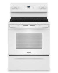  Cuisinière électrique Whirlpool de 5,3 pi3 et de 30 po avec 5 éléments - YWFES3330RW 