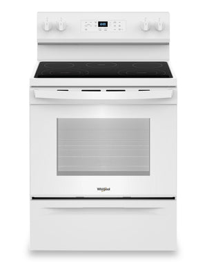 Cuisinière électrique Whirlpool de 5,3 pi3 et de 30 po avec 5 éléments - YWFES3330RW