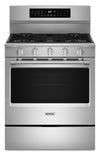 Cuisinière intelligente à gaz Maytag de 5 pi³ à convection véritable avec mode gril - acier inoxydable - MFGS8030RZ