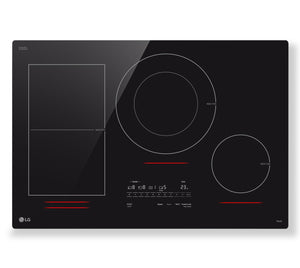 Surface de cuisson intelligente à induction LG de 30 po avec élément UltraHeatMC - noire - CBIH3017BE