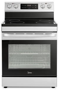  Cuisinière électrique Midea de 30 po et à capacité de 6,3 pi3 - MER30B14ASTC  