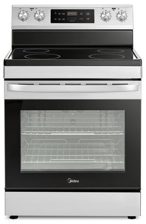 Cuisinière électrique Midea de 30 po et à capacité de 6,3 pi3 - MER30B14ASTC 