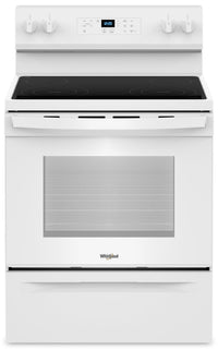  Cuisinière électrique Whirlpool de 5,3 pi³ avec autonettoyage - blanche - YWFES3530RW