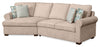 Sofa sectionnel enveloppant de gauche Haven de Scott Living 2 pièces en tissu de chenille - taupe