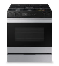  Cuisinière intelligente à gaz encastrée Samsung de 6 pi³ avec caméra de four - acier inoxydable - NS…