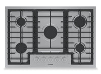  Surface de cuisson à gaz Bosch de série 500 de 30 po avec brûleur OptiSimMD - NGM5059UC 