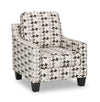 Fauteuil d’appoint Sawyer de 31 po en tissu multicolore 