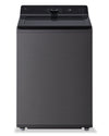 Laveuse intelligente LG à chargement par le haut de 5,8 pi³ avec EasyUnload et détection IA - noir platine - WT8200CL