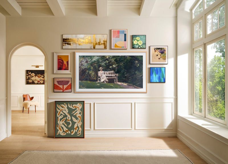 Téléviseur intelligent Neo QLED LS03FW The Frame Pro de Samsung 4K de 65 po avec Vision AI