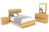 Ensemble de chambre à coucher Riley 6 pièces avec lit double - naturel