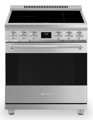 Cuisinière professionnelle à induction Smeg de 4,6 pi3 - SPR30UIMX