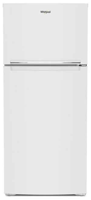 Réfrigérateur Whirlpool de 16,3 pi³ et de 28 po à congélateur supérieur - blanc - WRTX5028PW