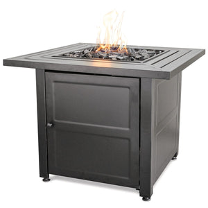 Foyer-table à gaz propane de Endless Summer pour l’extérieur avec manteau en acier