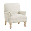 Fauteuil d'appoint Jaya Dorel Living - rayé beige 