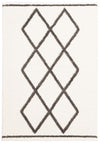 Carpette à poil long Sophia ivoire 3 pi 11 po x 6 pi 0 po
