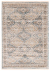 Carpette Leandra taupe/bleue 3 pi 11 po x 5 pi 11 po