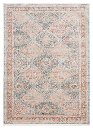 Carpette Leandra cuivrée/bleue 8 pi 0 po x 10 pi 0 po