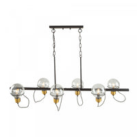 Luminaire suspendu Martina à 6 ampoules