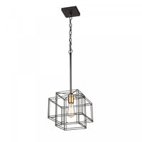  Luminaire suspendu Artisan à 1 ampoule 