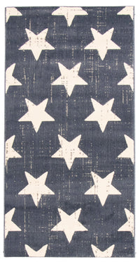 Carpette Ira bleu marine 2 pi 8 po x 4 pi 11 po
